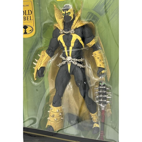 McFarlane Toys Mortal Kombat 11 Spawn Sword Gold Label Mace 7" Action Figure - Picture 4 of 10